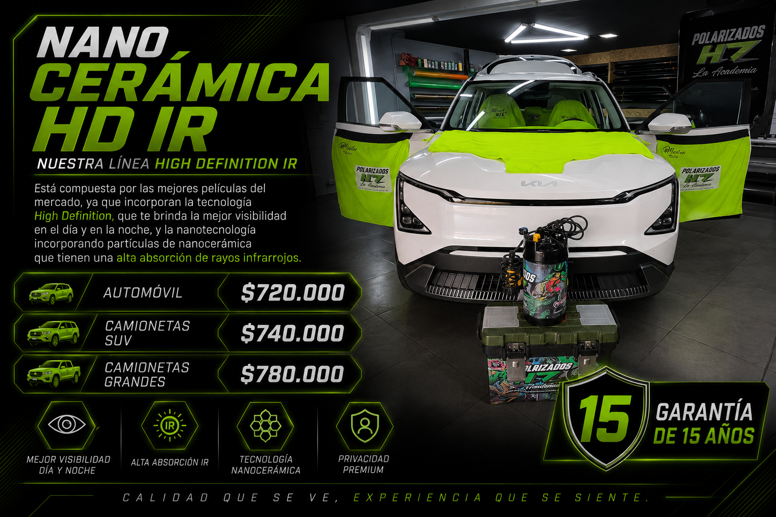 Nano Cerámica HD IR