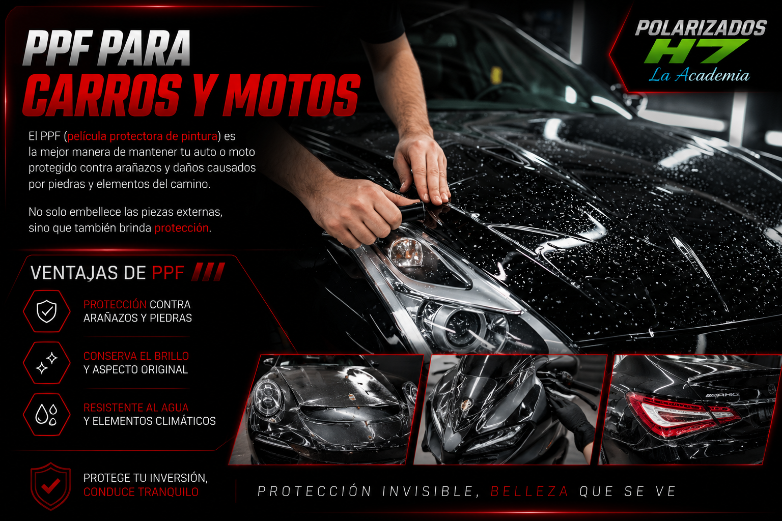 PPF para carros y motos